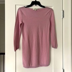 Loft maternity textured stripe cotton sweater - XS